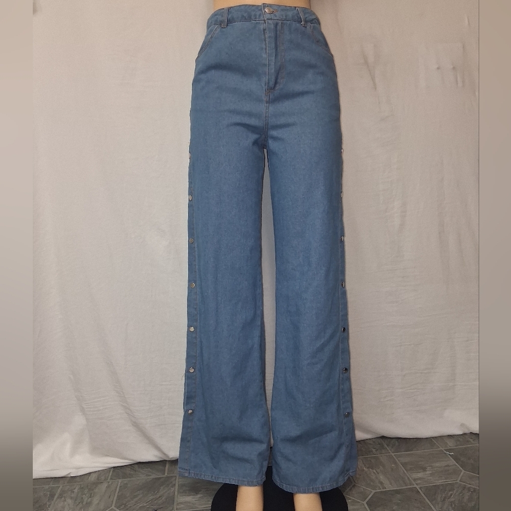 Sans Souci Wome Size M Light Blue Denim